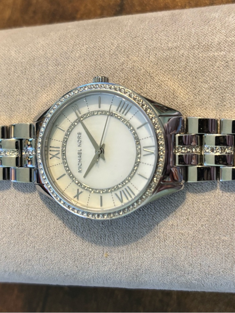 Michael Kors Silver-Tone Stainless Steel Bracelet Watch
